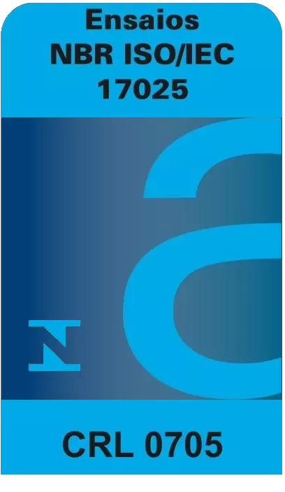 Selo que acredita o GEA pela ISO/IEC 17025